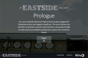 screenshot of homepage of An Eastside Education website
